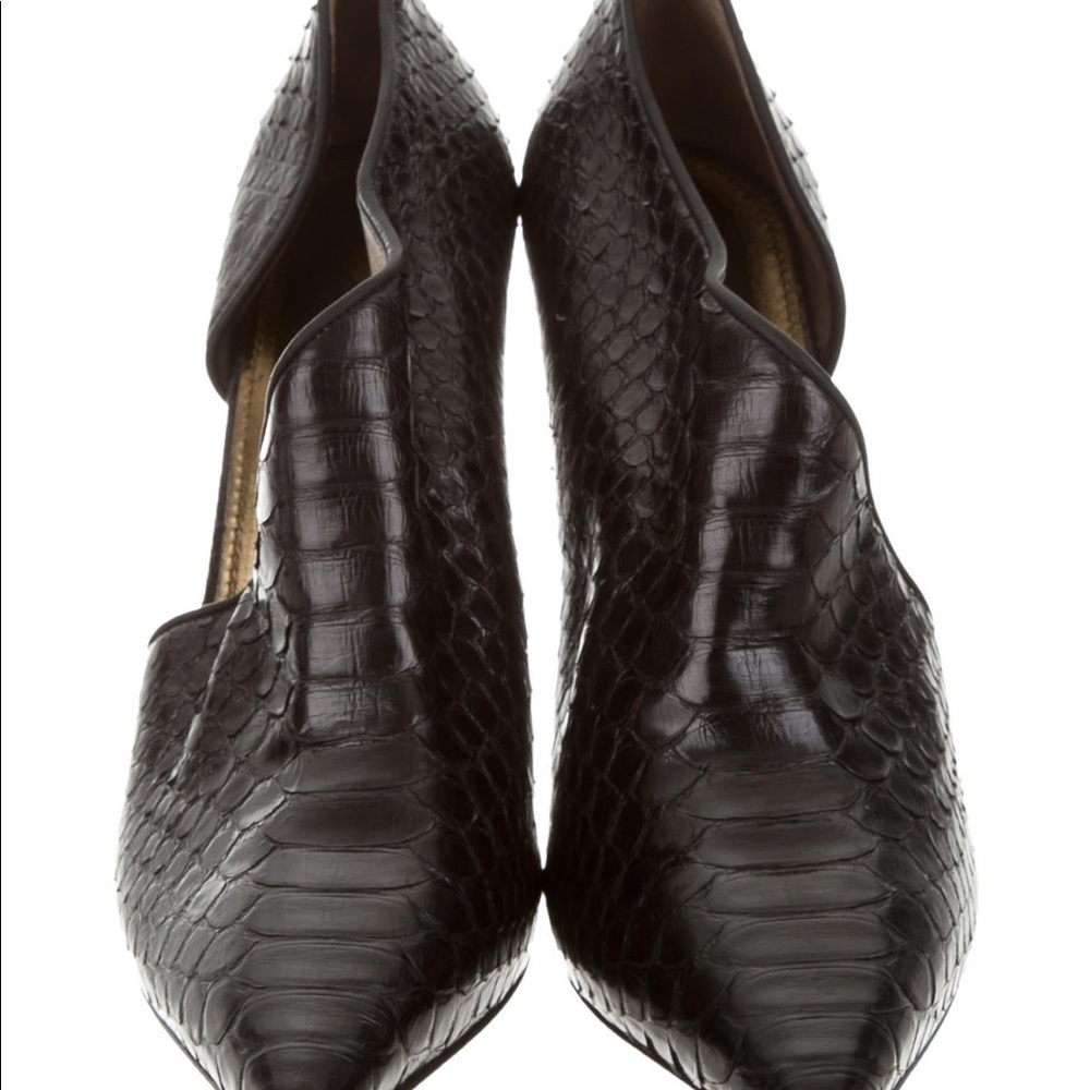 Lanvin Python Cutout Bootie - Picture 3 of 9